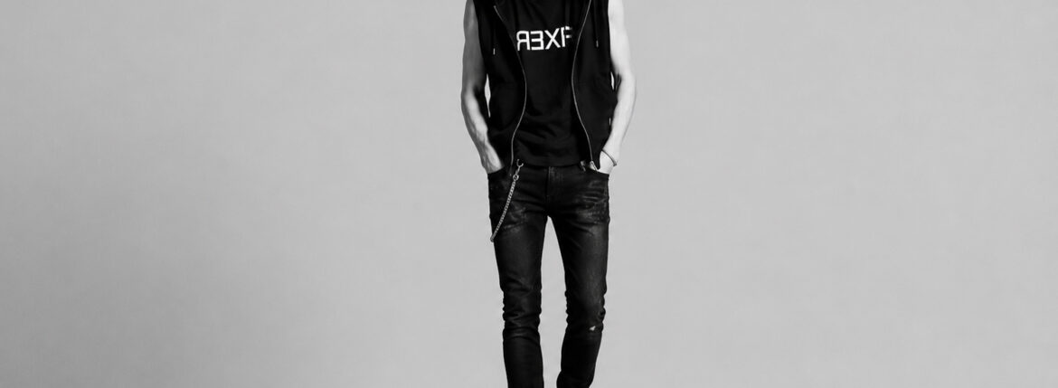 黒は、重ねて深くなる。 / FIXER FPK-06 ZIP UP Technical Jersey SLEEVELESS HOODIE —【PRE-ORDER OPEN|2026.6.19(Fri) — 2026.7.05(Sun)】 JAPAN 日本 愛知 名古屋 Alto e Diritto altoediritto アルトエデリット フィクサー フーディー パーカー