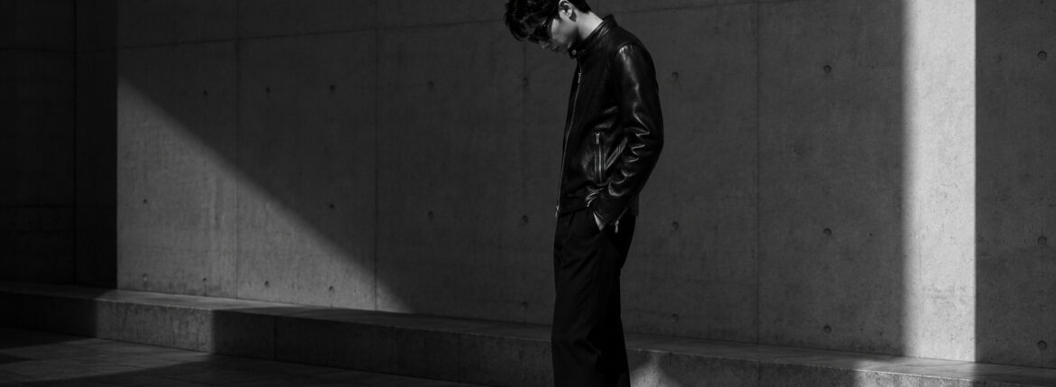 黒は、佇む。 / STILL REMAIN SINGLE RIDERS JACKET — JAPAN 日本 愛知 名古屋 Alto e Dirtto altoediritto アルトエデリット スティルリメイン シングルライダース レザージャケット ライダースジャケット