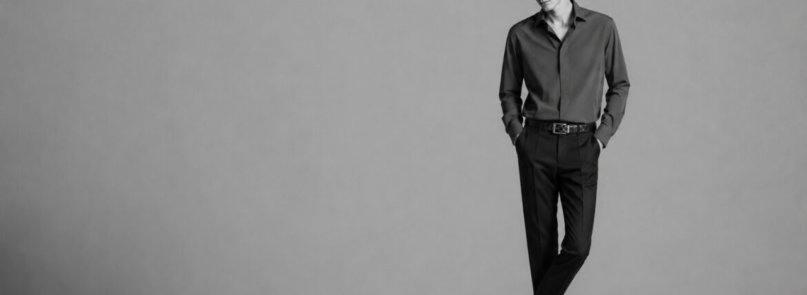 ISAIA Pointed Collar Shirt / 人を美しく見せるためのシャツ。— JAPAN 日本 愛知 名古屋 Alto e Diritto altoediritto アルトエデリット イザイア シャツ ドレスシャツ