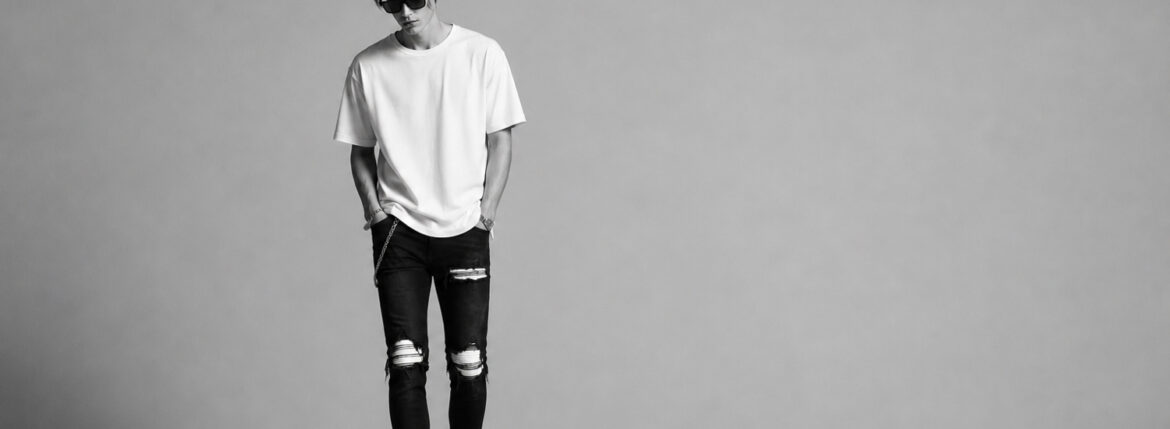 — 白は、黒を際立たせる。 / AMIRI ULTRASUEDE MX1 JEAN — JAPAN 日本 愛知 名古屋 Alto e Diritto altoediritto アルトエデリット
