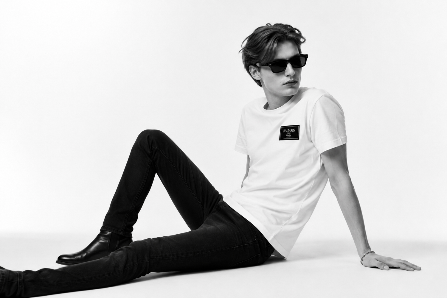 — BALMAIN COUTURE LABEL T-SHIRT / Quiet Luxury. 静かな品格。 — Tシャツ バルマン JAPAN 日本 愛知 名古屋