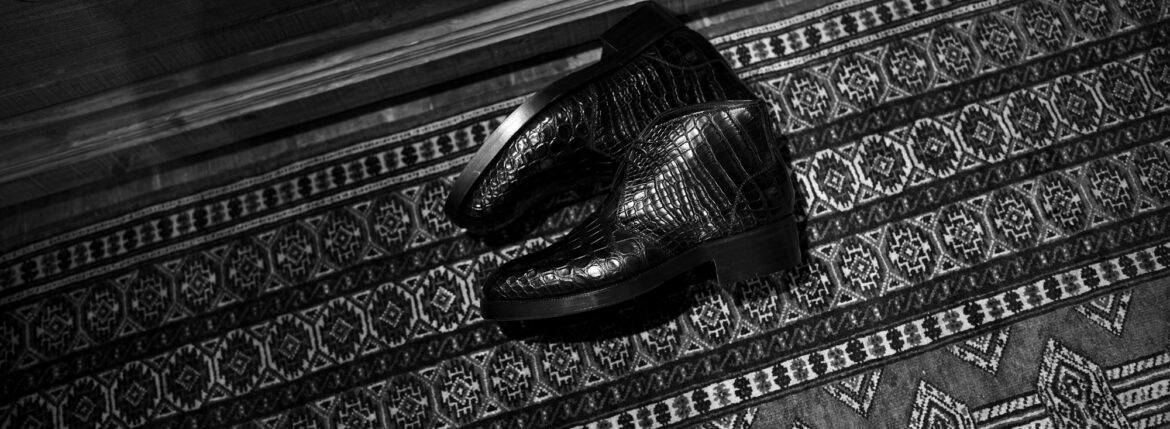ENZO BONAFE ART.3369 CROCODILE / 腑は、一期一会。 — JAPAN 日本 愛知 名古屋 Alto e Diritto altoediritto アルトエデリット エンツォボナフェ チャッカブーツ クロコダイル
