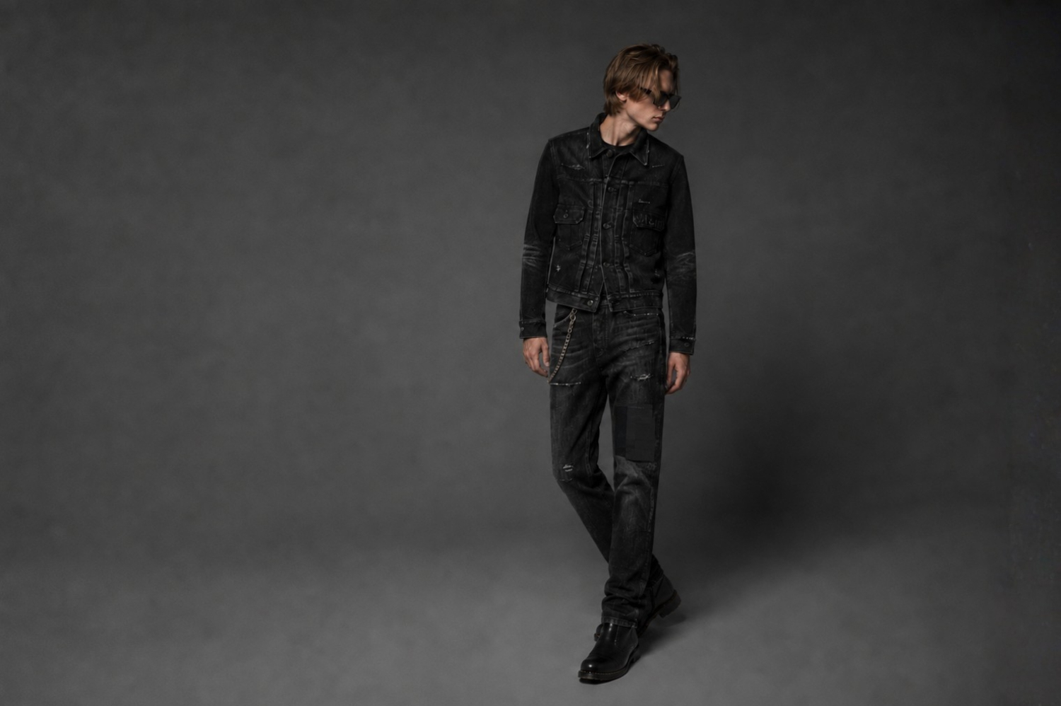 — ISAMU KATAYAMA BACKLASH × KOSUKE MATSUI THE DENIM / Black, Worn as One. 黒を、一つの意志として纏う。 — JAPAN 日本 愛知 名古屋 Alto e Diritto altoediritto アルトエデリット イサムカタヤマバックラッシュ コウスケマツイ デニムジャケット Gジャン デニム
