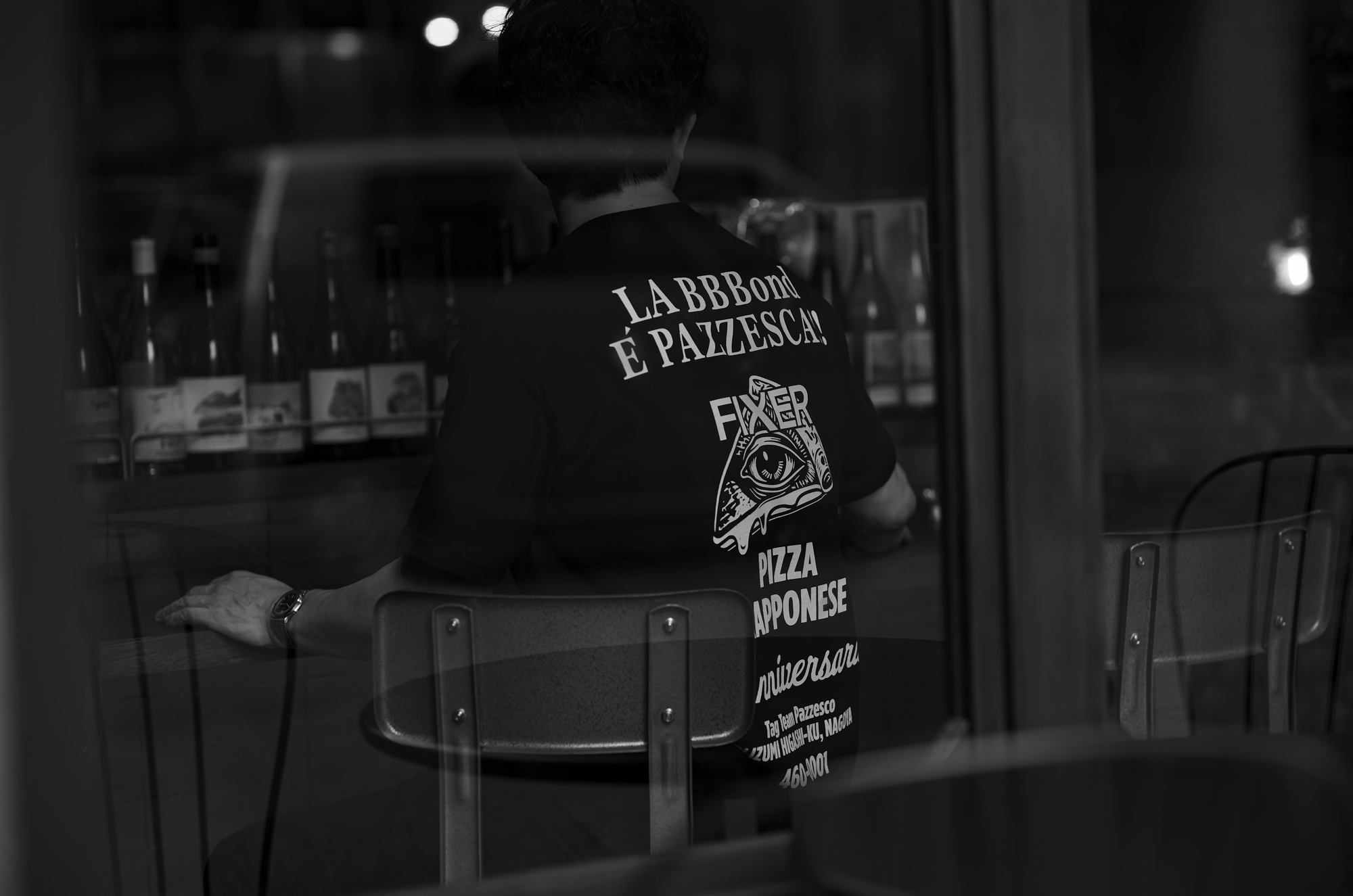 FIXER FTB-02 / ILLUMINATI PIZZA — THE GRAPHIC REMAINS. — 記憶に残る、グラフィック。— ボンド ピザ ピザ屋 フィクサー 1周年 コーヒー JAPAN 日本 愛知 名古屋 Alto e Diritto altoediritto アルトエデリット