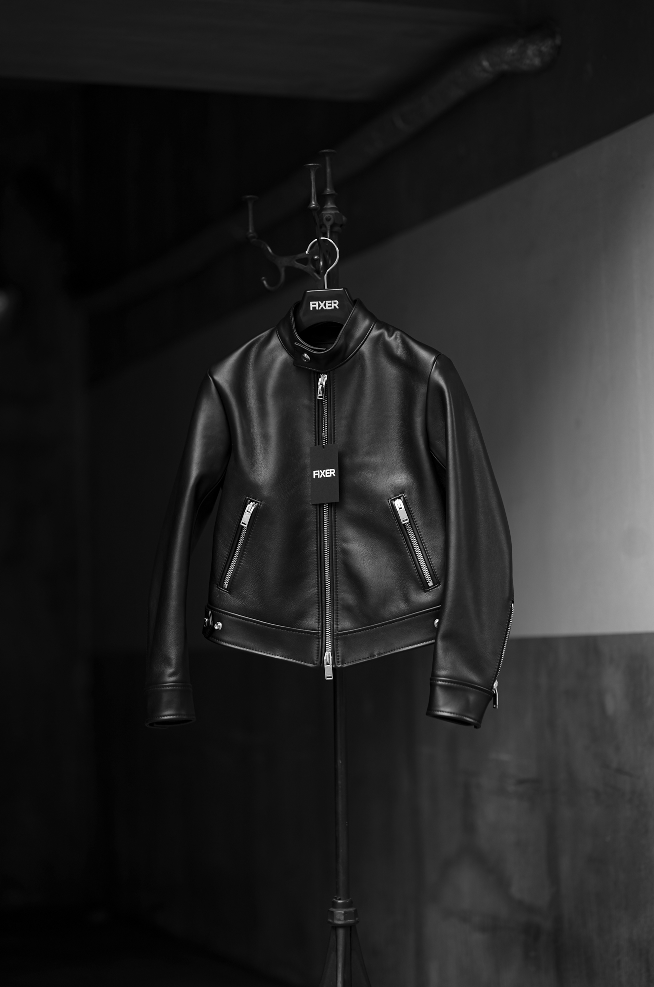 FIXER BESPOKE F0 — A SILHOUETTE OF YOUR OWN. — その人だけの、輪郭。— JAPAN 日本 愛知　名古屋 Alto e Diritto altoediritto アルトエデリット フィクサー ビスポーク エフゼロ シングルライダース レザージャケット ライダースジャケット
