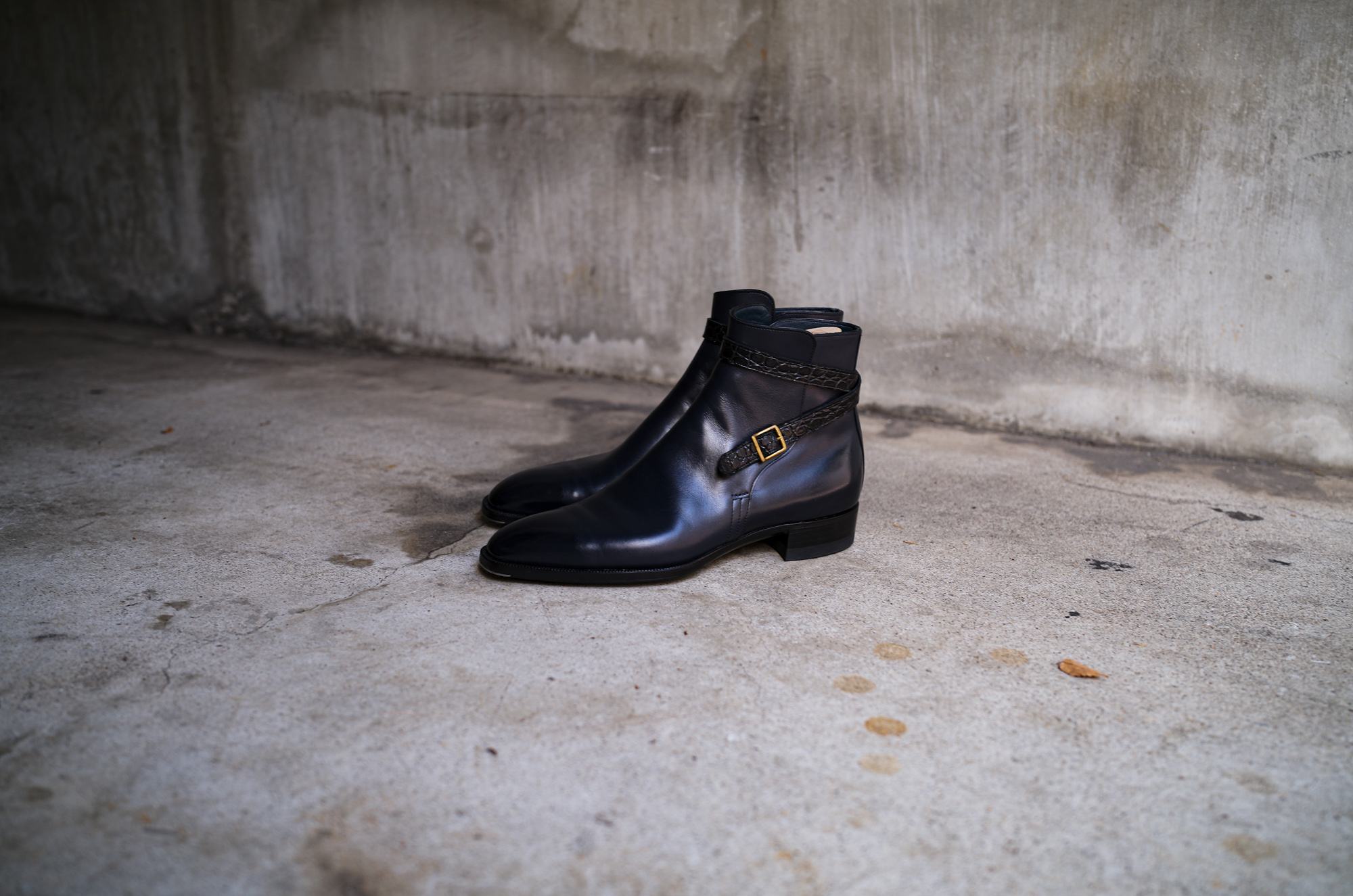 — THE CARE OF TIME. #04 / YOHEI FUKUDA / JODHPUR BOOTS — ヨウヘイフクダ ジョッパーブーツ JAPAN 日本 愛知 名古屋 Alto e Diritto altoediritto アルトエデリット 靴磨き シューケア