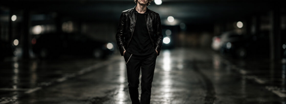 Alto e Diritto × BERWICH × Loro Piana “BERTO” — THE LINE MOVES. — 黒を、動かす。— アルトエデリット ベルウィッチ ロロピアーナ ルカーノロング スラックス JAPAN 日本 愛知 名古屋