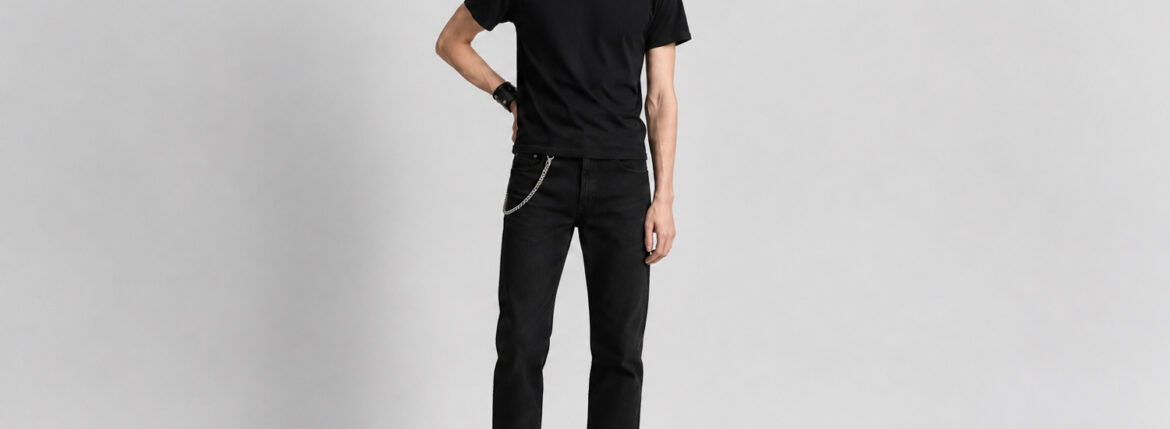 Alto e Diritto × Californication 01-STRAIGHT — THE RIGHT BALANCE. — まっすぐ、格好いい。— アルトエデリット カリフォルニケーション ストレート セルビッチ デニムパンツ JAPAN 日本 愛知 名古屋 Alto e Diritto altoediritto アルトエデリット デニム ブラックデニム