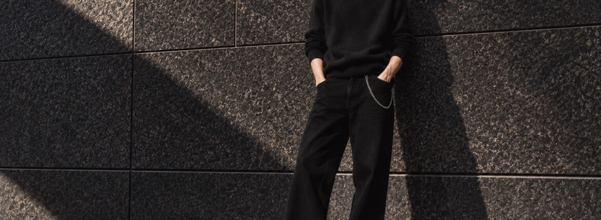 — Alto e Diritto × Californication 45-WIDE — WIDE, YET SHARP. — ワイドを穿いて、装いを引き締める。— JAPAN 日本 愛知 名古屋 Alto e Diritto altoediritto アルトエデリット