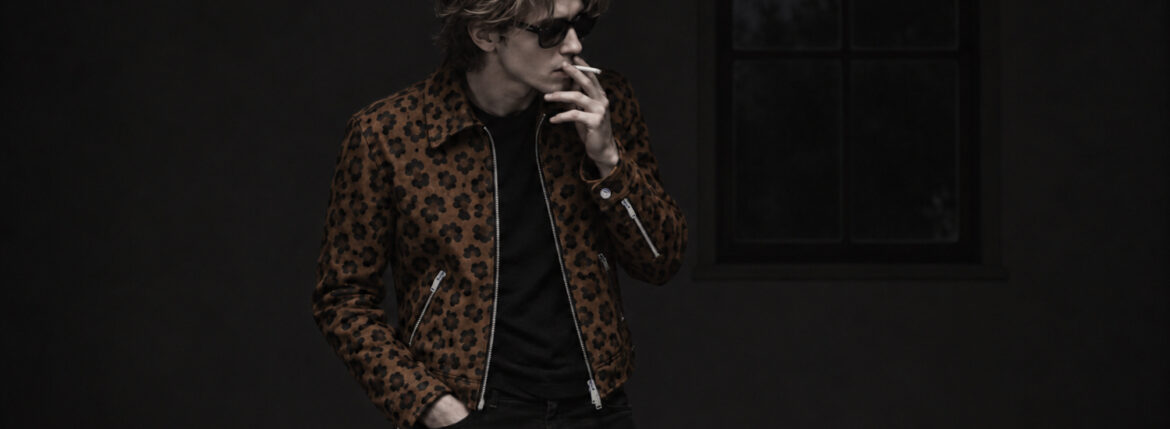 — FIXER F9 “LEOPARD” — 静かな挑発。— フィクサー レオパード シングルライダース レザージャケット ライダースジャケット JAPAN 日本 愛知 名古屋 Alto e Diritto altoediritto アルトエデリット — FIXER F9 “LEOPARD” — A QUIET PROVOCATION. —