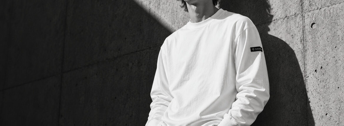 — Volturno — HEAVY OZ LONG SLEEVE. — 一枚で、絵になる。— JAPAN 日本 愛知 名古屋 Alto e Diritto altoediritto アルトエデリット ロンT コットン